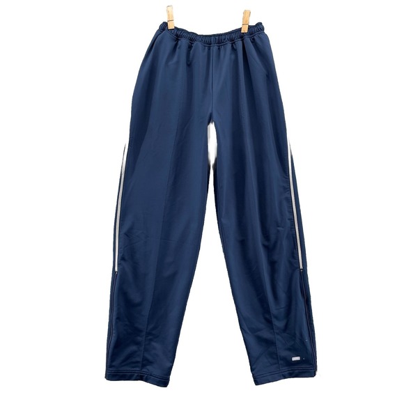 Vintage Nike Dri Fit Track Pants Mens Large Blue 90s Baggy Sportswear Streetwear - Picture 1 of 12